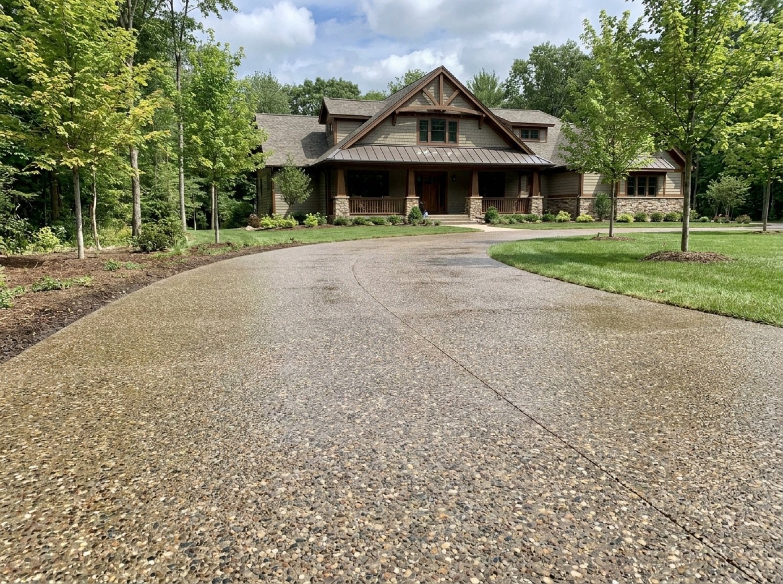 Exposed Aggregate Driveways in Michigan project photo 3