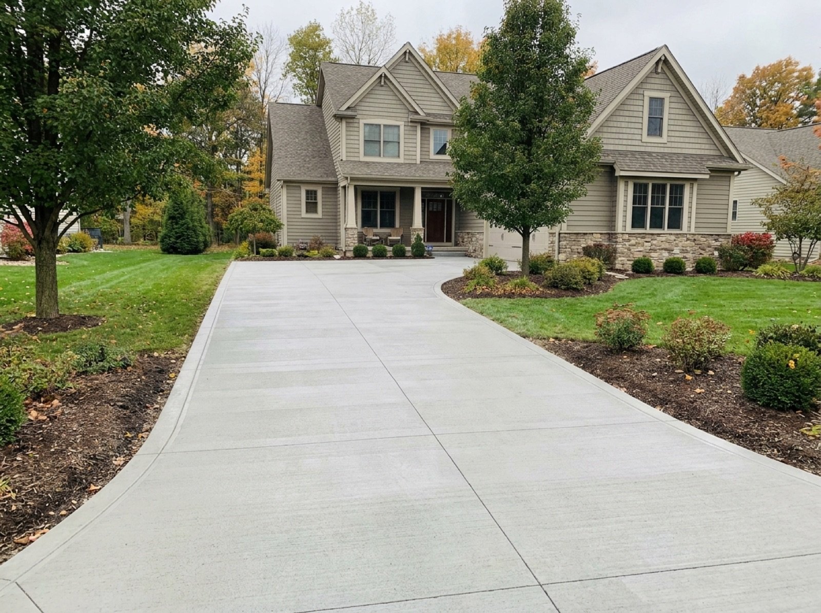 Traditional Concrete Driveways in Michigan project photo 1